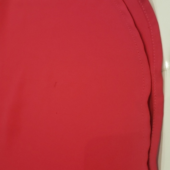 ADRIENNE Vittadini Dress Pink Zipper Back Short Sleeves Women's Size 8 - Picture 13 of 13